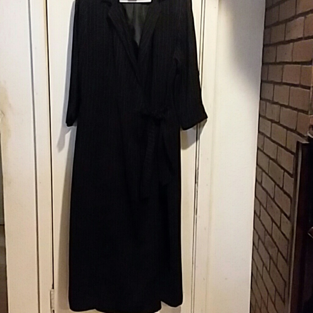 Black Pinstripe Dress